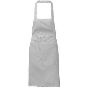 Plain White Full Apron